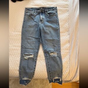 BDG Light Blue Distressed Skinny Jeans
